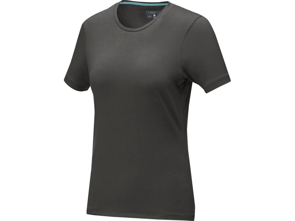 Женская футболка Balfour с коротким рукавом из органического материала, storm grey, M