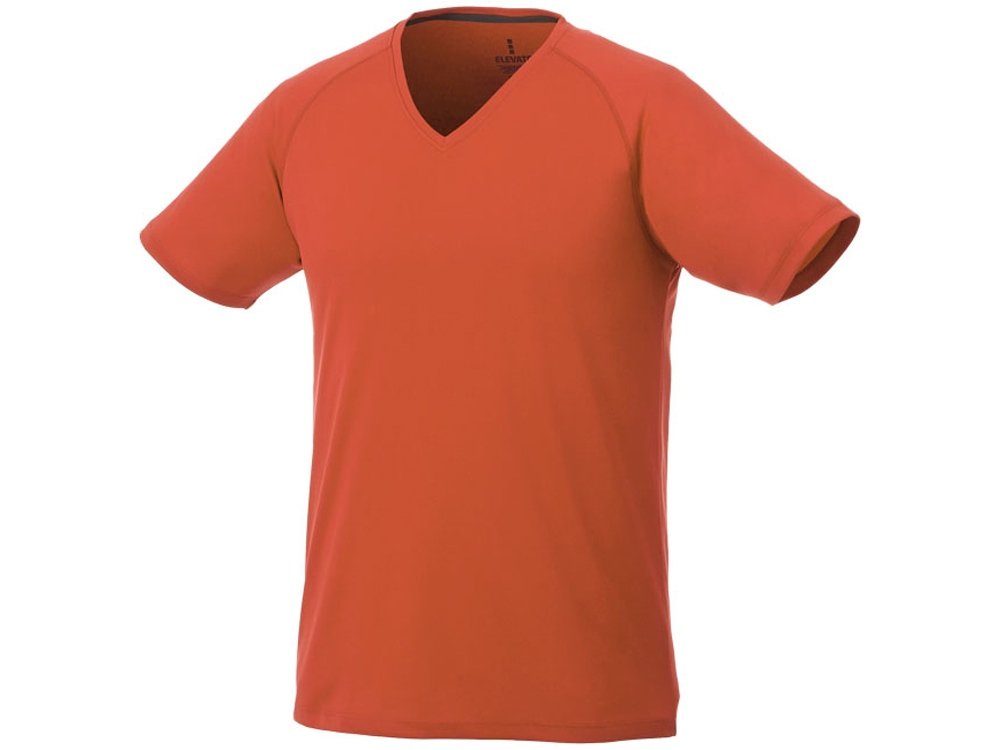 Модная мужская футболка Amery с коротким рукавом и V-образным вырезом, оранжевый, XS