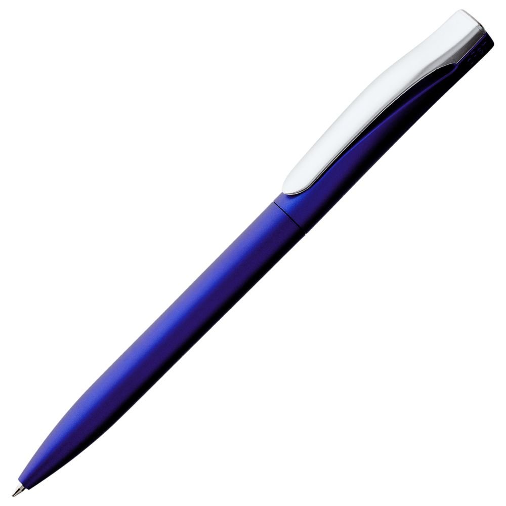 Ручка пластиковая шариковая Pin Silver, синий металлик