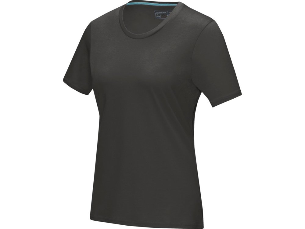 Женская футболка Azurite с коротким рукавом, изготовленная из натуральных материалов, storm grey, M