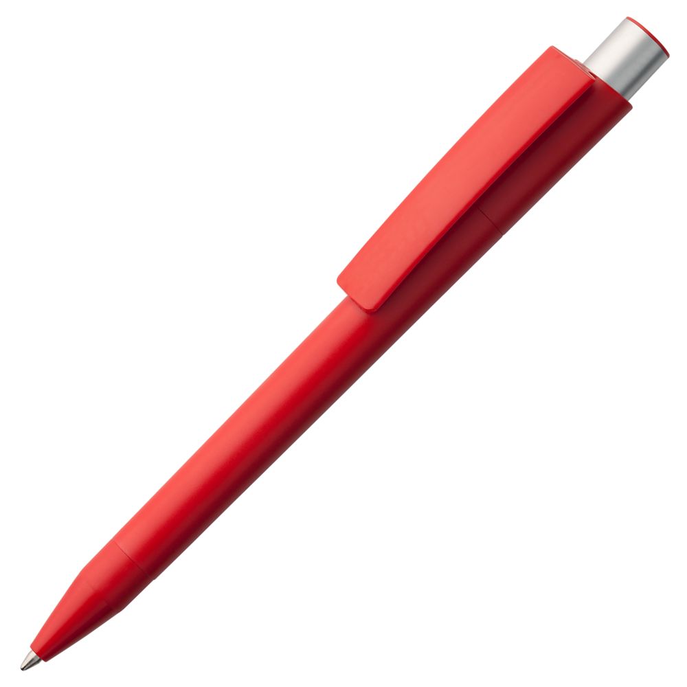 Ручка пластиковая шариковая Delta, красная