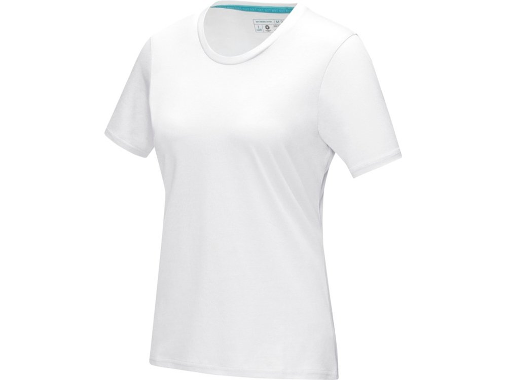 Женская футболка Azurite с коротким рукавом, изготовленная из натуральных материалов, белый, 2XL