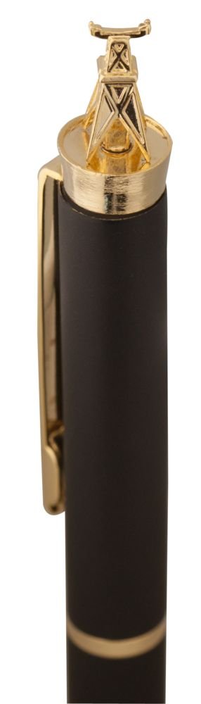 Ручка металлическая шариковая Pole Golden Top