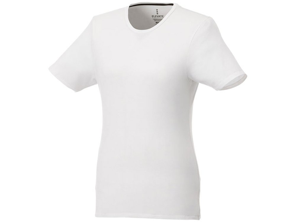 Женская футболка Balfour с коротким рукавом из органического материала, белый, M