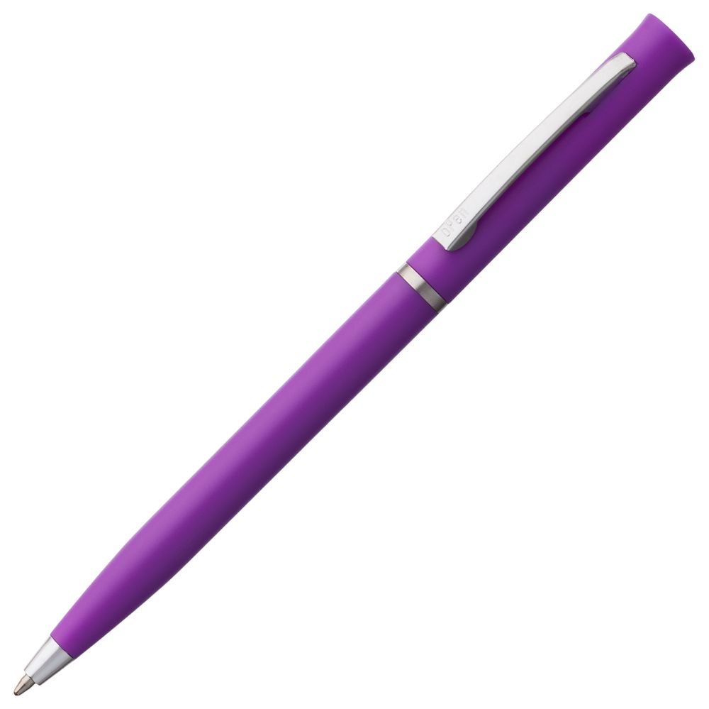 Ручка пластиковая шариковая Euro Chrome,фиолетовая