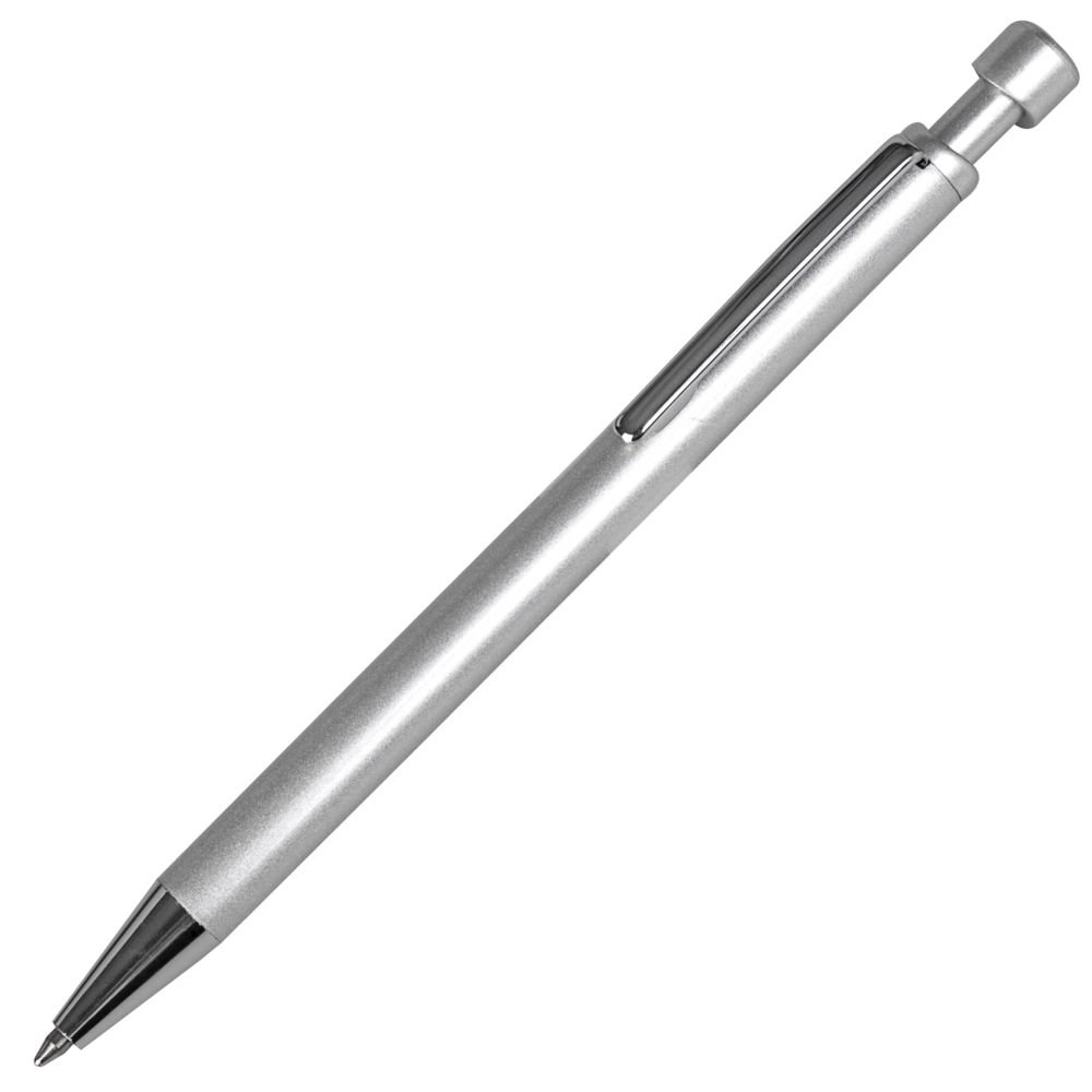 Ручка металлическая шариковая Forcer, серебристая