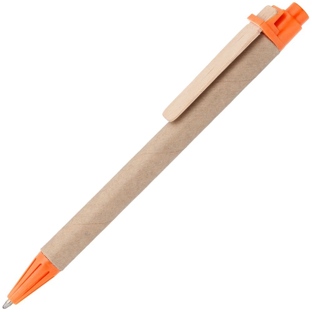 Ручка деревянная шариковая Wandy, оранжевая
