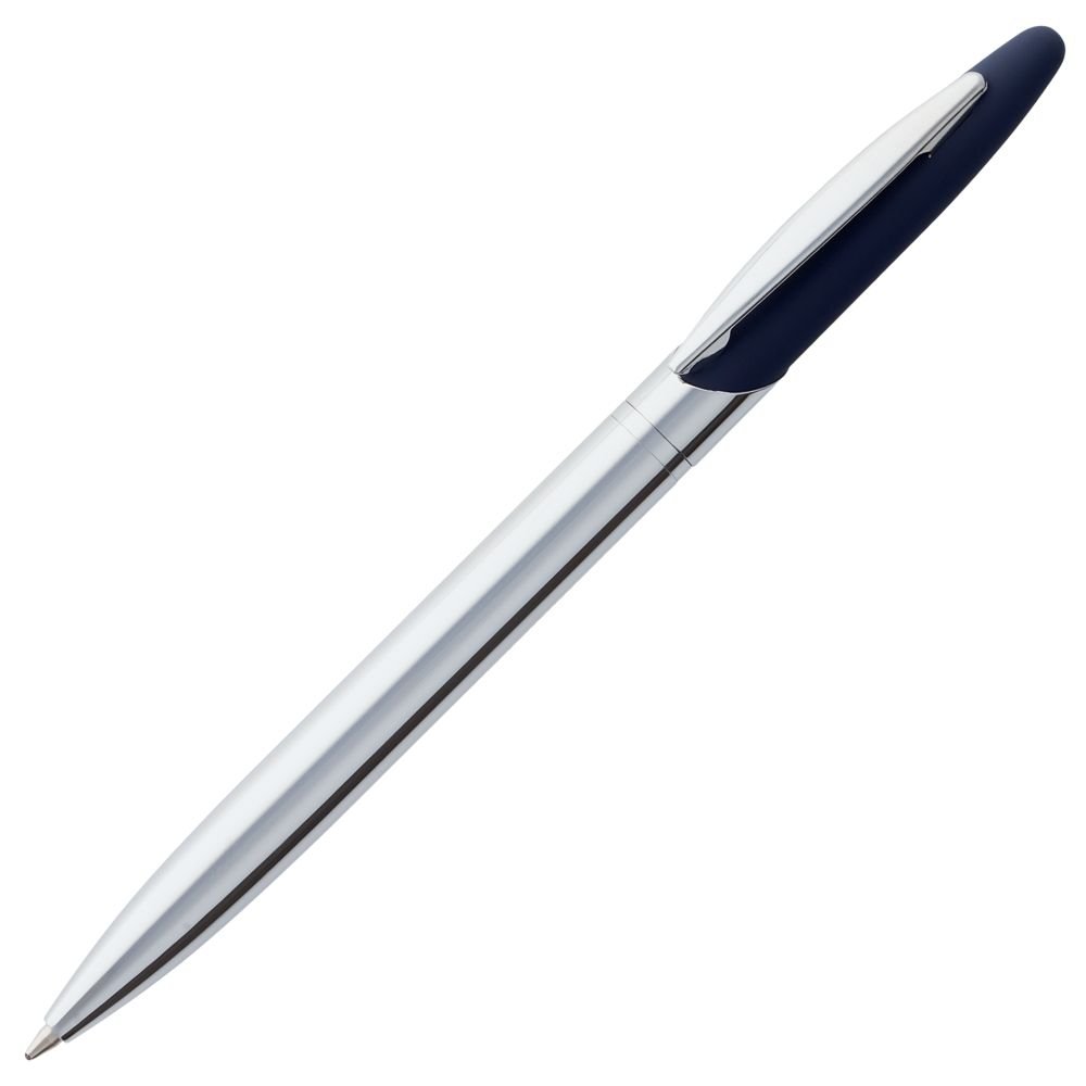 Ручка металлическая шариковая Dagger Soft Touch, синяя