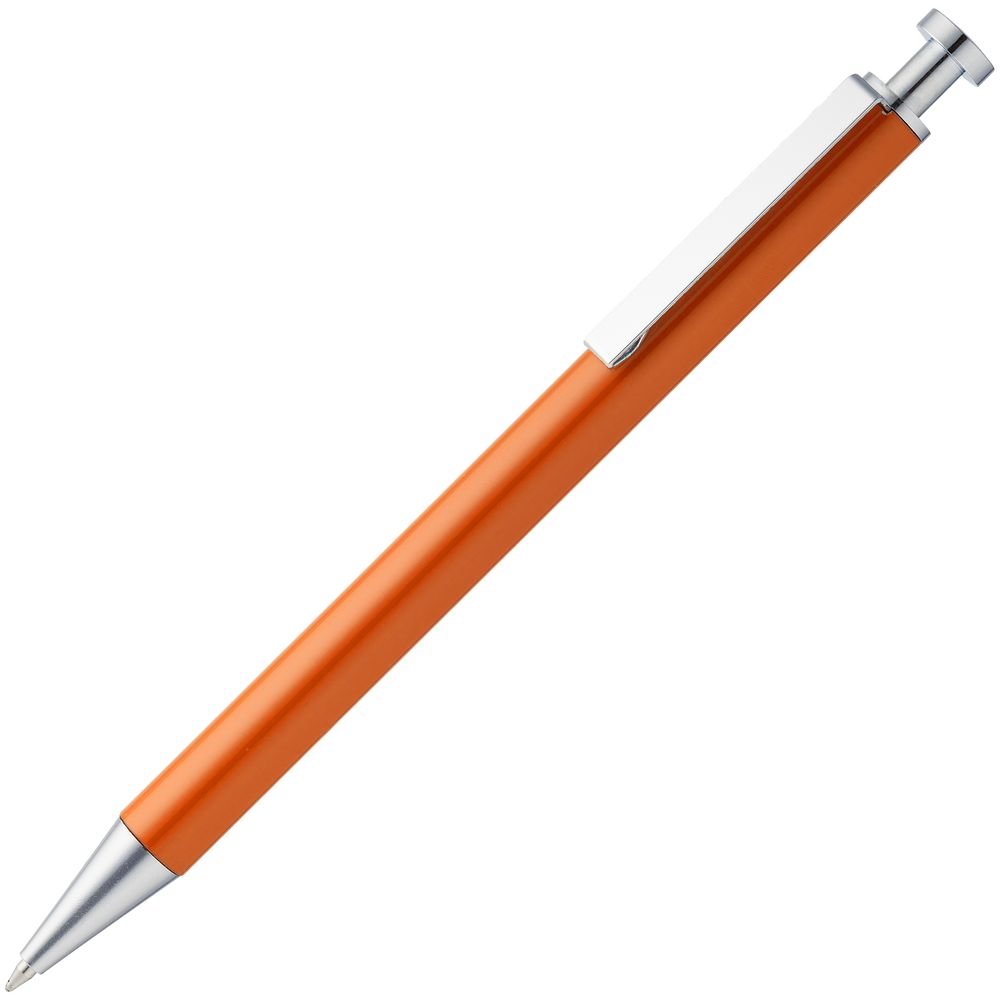 Ручка металлическая шариковая Attribute, оранжевая