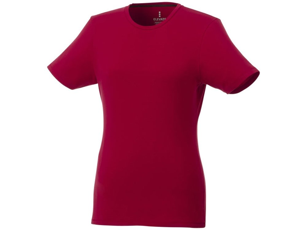 Женская футболка Balfour с коротким рукавом из органического материала, красный, L
