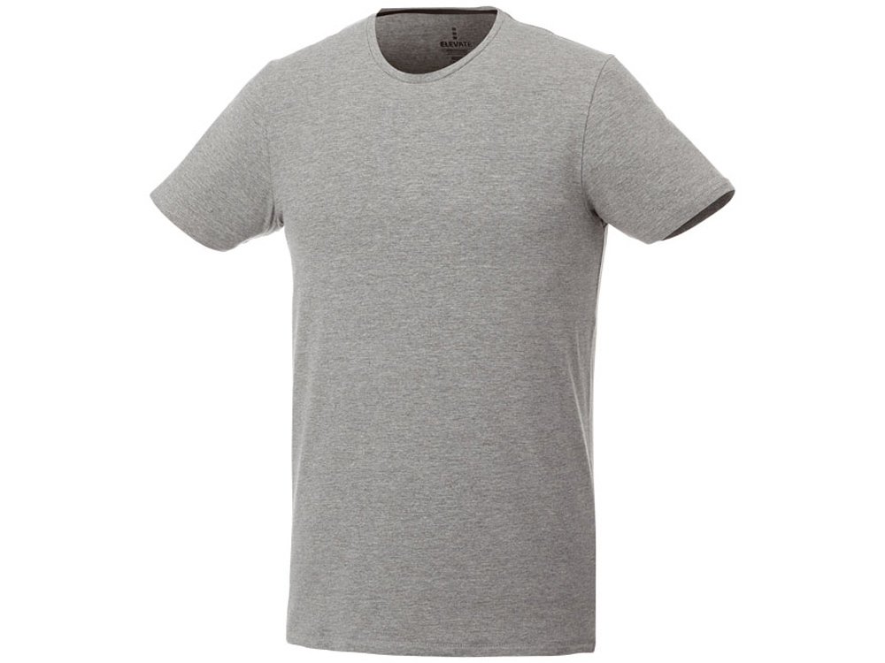 Мужская футболка Balfour с коротким рукавом из органического материала, серый меланж, XS