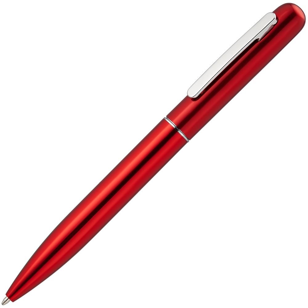 Ручка металлическая шариковая Scribo, красная