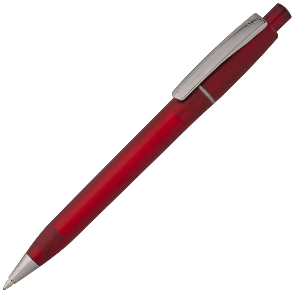 Ручка пластиковая шариковая Semyr Frost, бордо