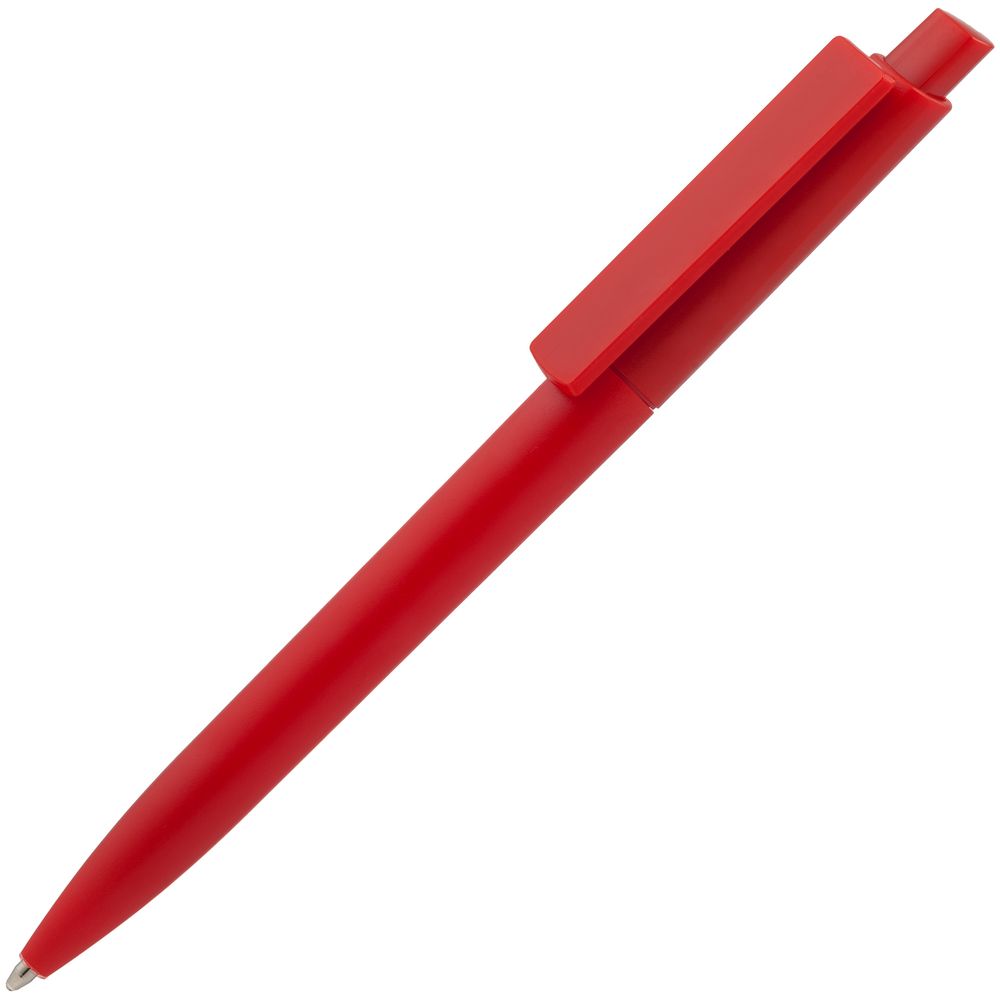Ручка пластиковая шариковая Crest, красная