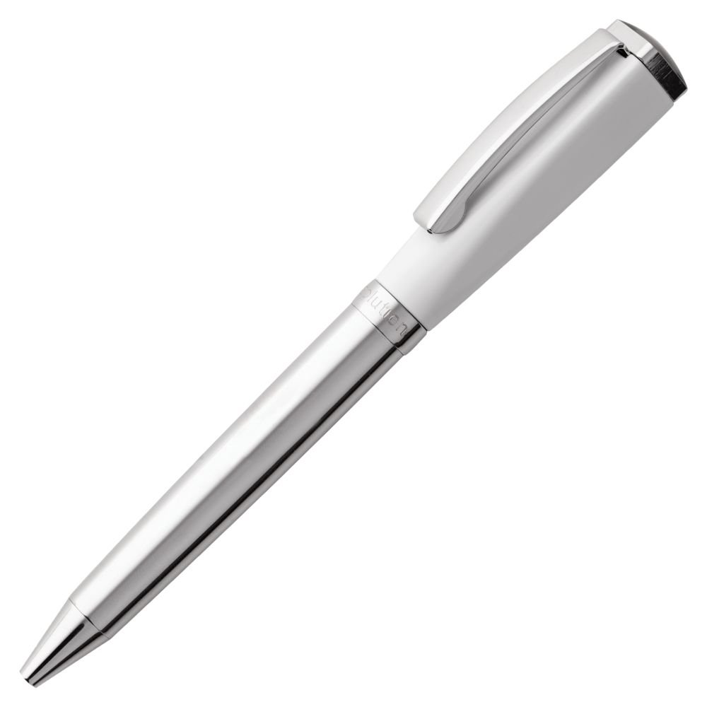 Ручка металлическая шариковая Bison, белая