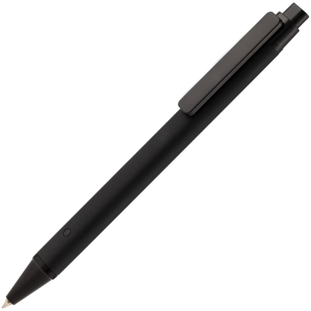 Ручка металлическая шариковая Button Up, черная