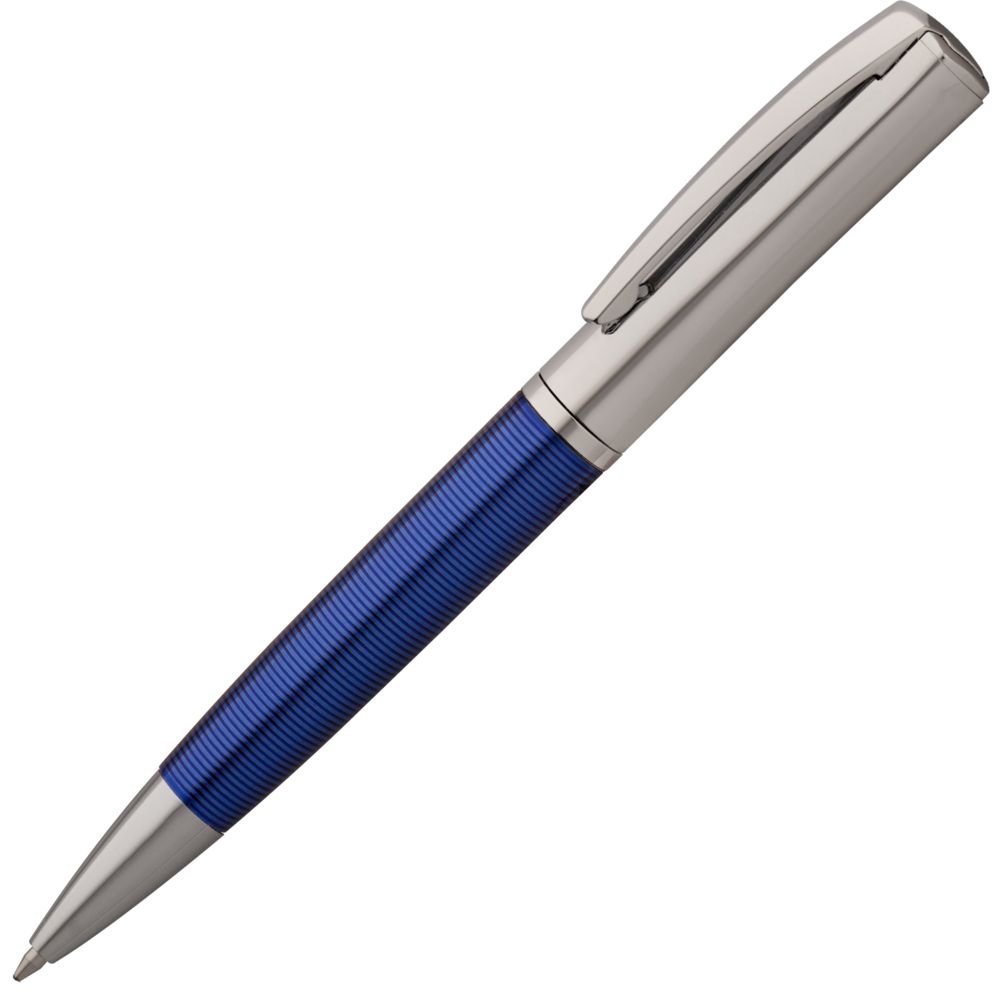 Ручка металлическая шариковая Bizarre, синяя