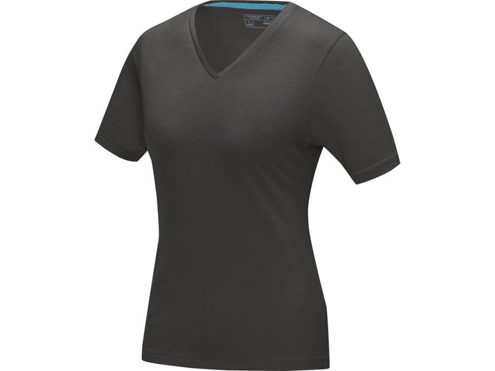 Kawartha женская футболка из органического хлопка, storm grey, XS
