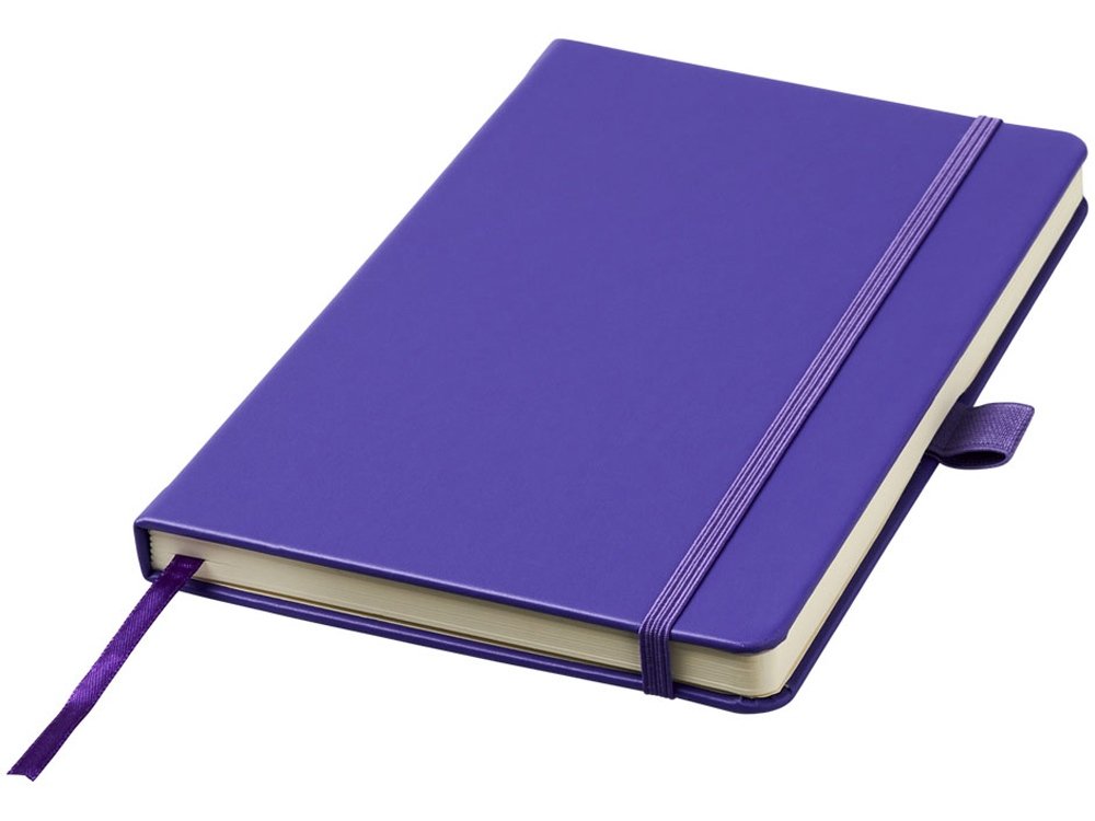 Записная книжка Nova формата A5 с переплетом, пурпурный, 21,4x14,2