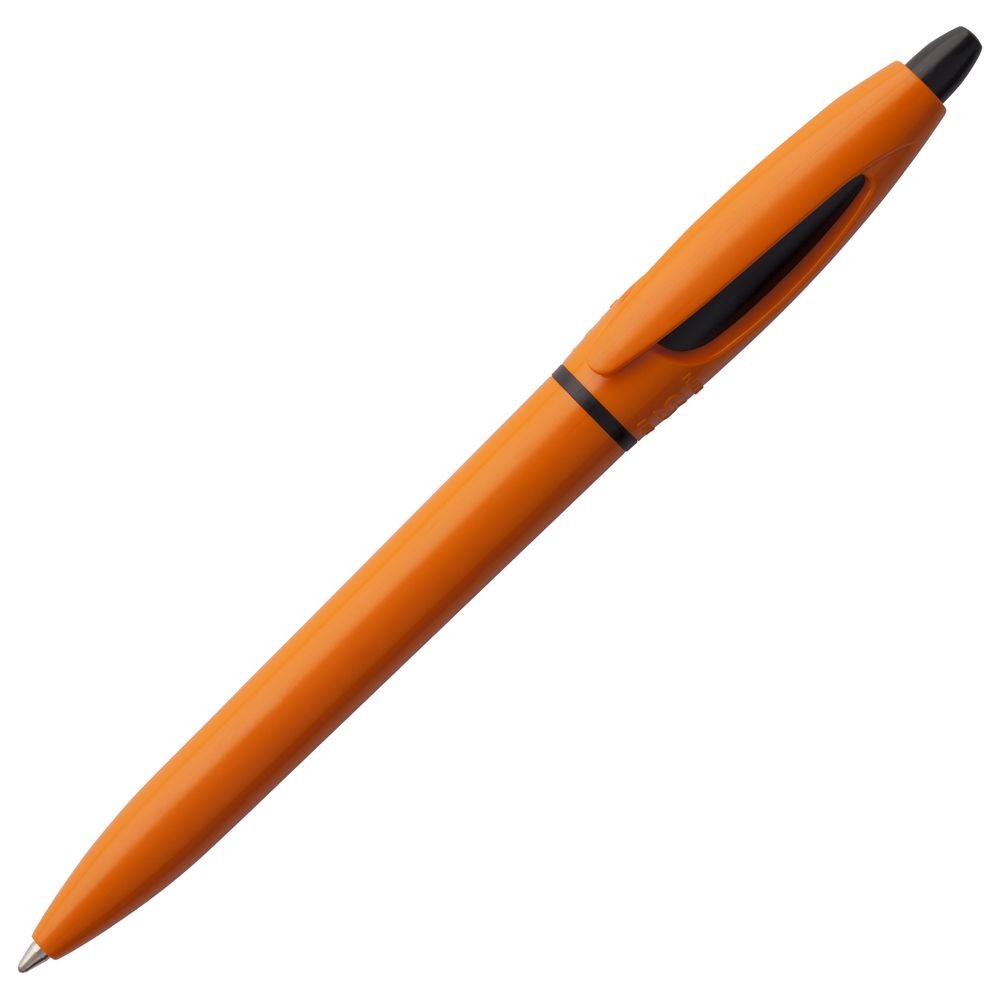 Ручка пластиковая шариковая S! (Си), оранжевая
