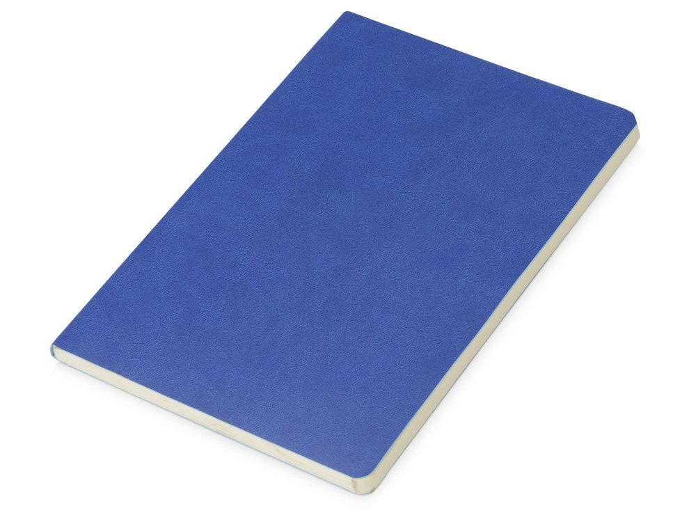 Блокнот Wispy линованный в мягкой обложке, синий, 14х20,2х0,8