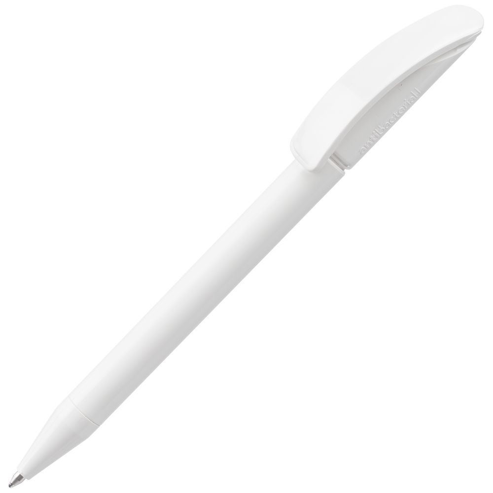 Ручка пластиковая шариковая Prodir DS3 TPP Antibacterial, белая