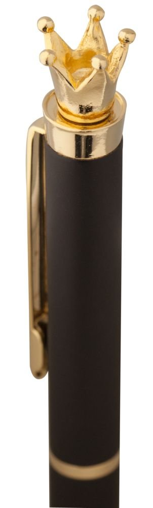 Ручка металлическая шариковая Crown Golden Top