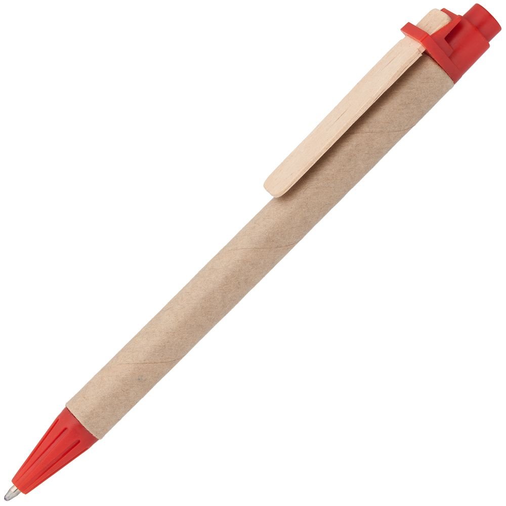 Ручка деревянная шариковая Wandy, красная