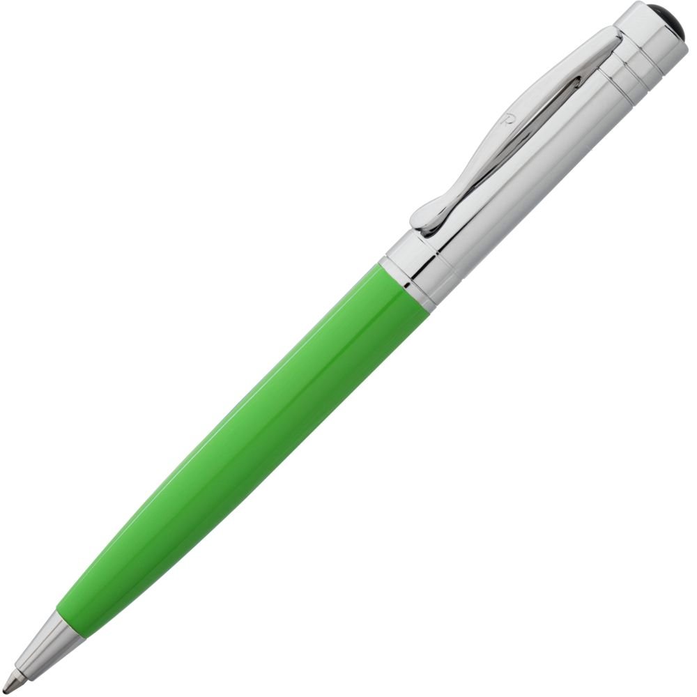 Ручка металлическая шариковая Promise, зеленая