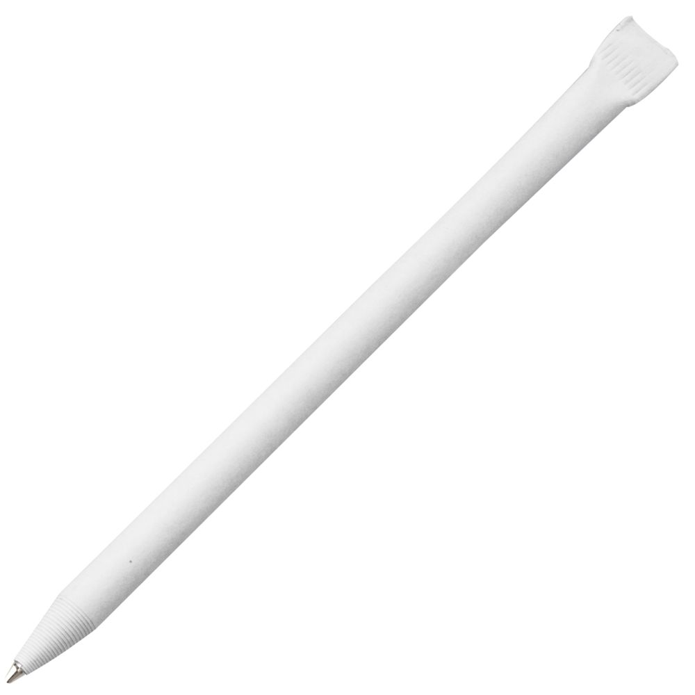 Ручка деревянная шариковая Carton Color, белая