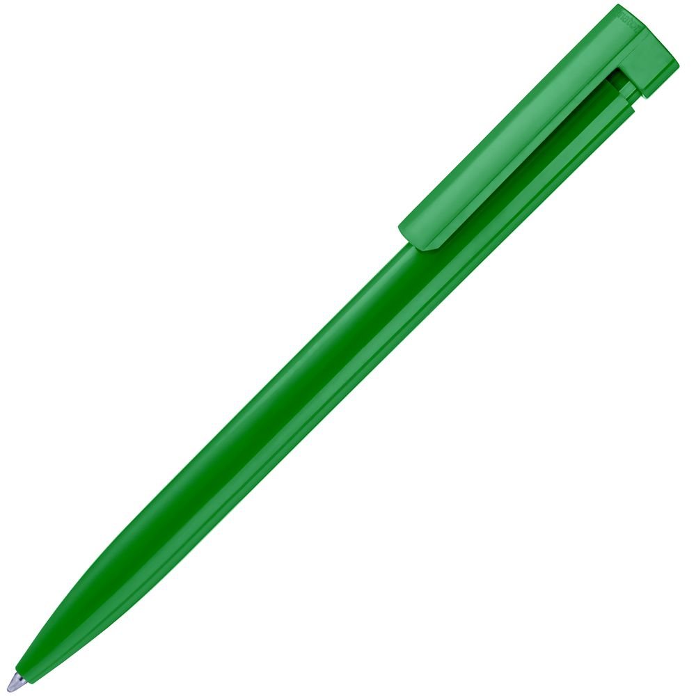 Ручка пластиковая шариковая Liberty Polished, зеленая
