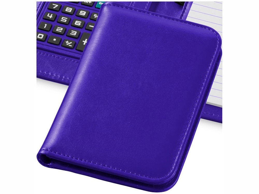 Блокнот А6 Smarti с калькулятором, пурпурный, 11,3х16,7х2,2