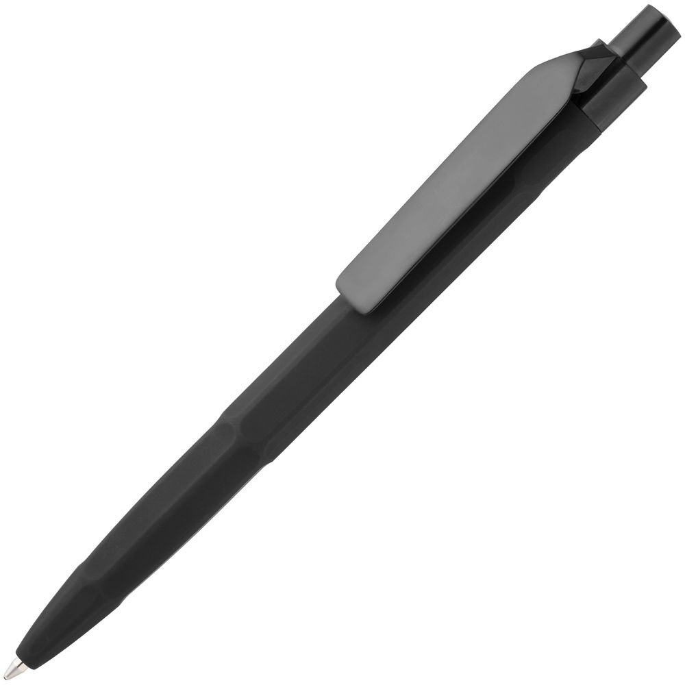 Ручка пластиковая шариковая Prodir QS30 PRP Working Tool Soft Touch, черная