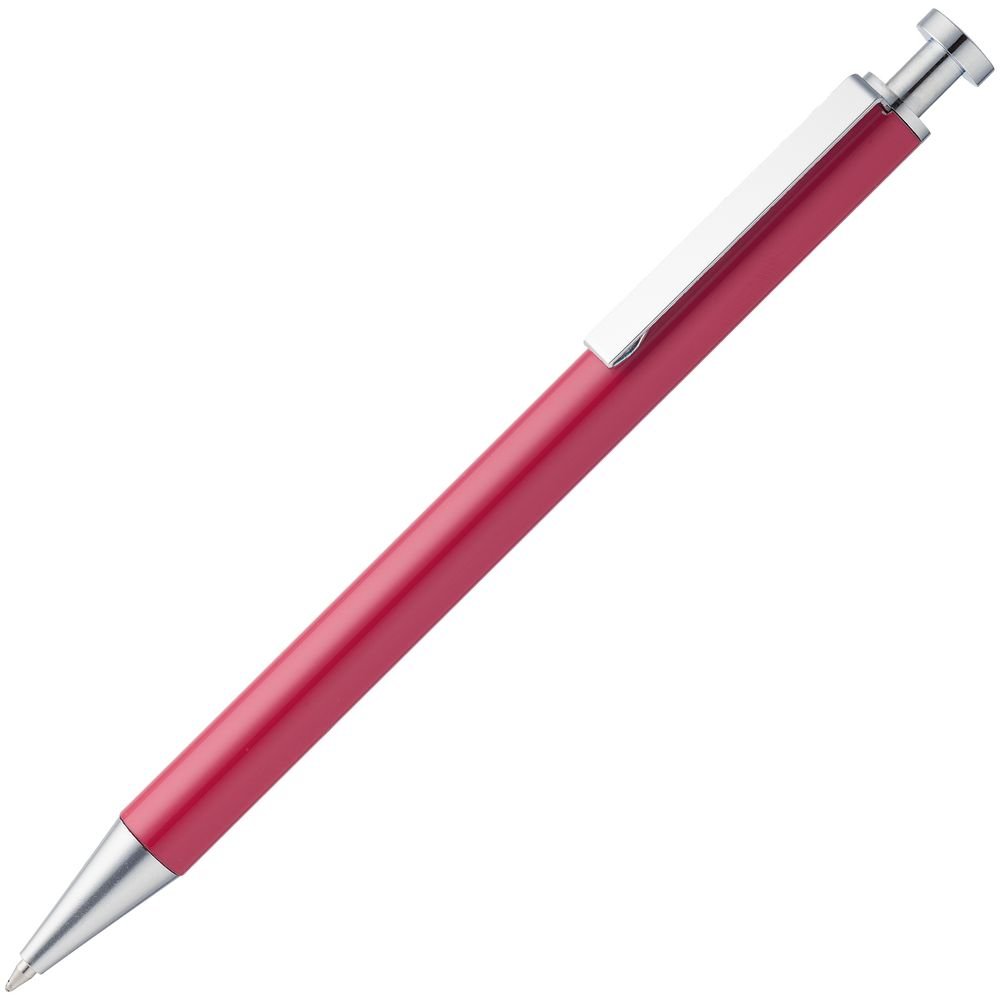 Ручка металлическая шариковая Attribute, розовая