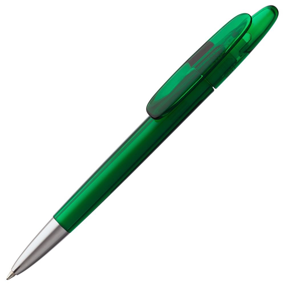 Ручка пластиковая шариковая Prodir DS5 TTC, зеленая