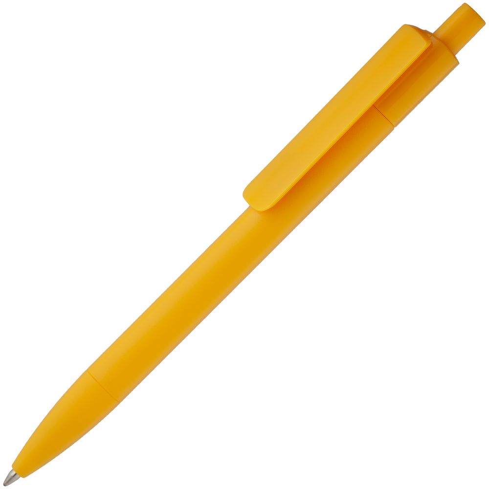 Ручка пластиковая шариковая Prodir DS4 PMM-P, желтая