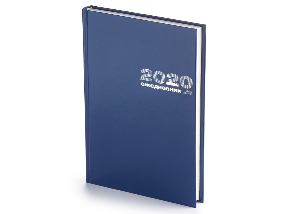 Ежедневник А5 датированный Бумвинил 2020, синий, 14,5х20,6х2