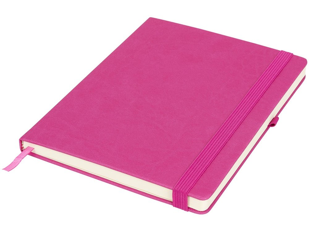 Блокнот Rivista большого размера, розовый, 2,56x19,2x25,6