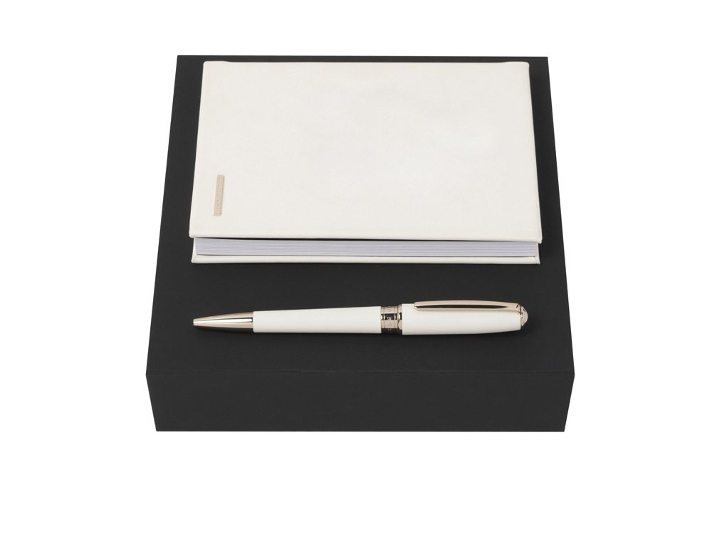 Подарочный набор: блокнот А6, ручка шариковая. Hugo Boss, 16,3х17х4,6