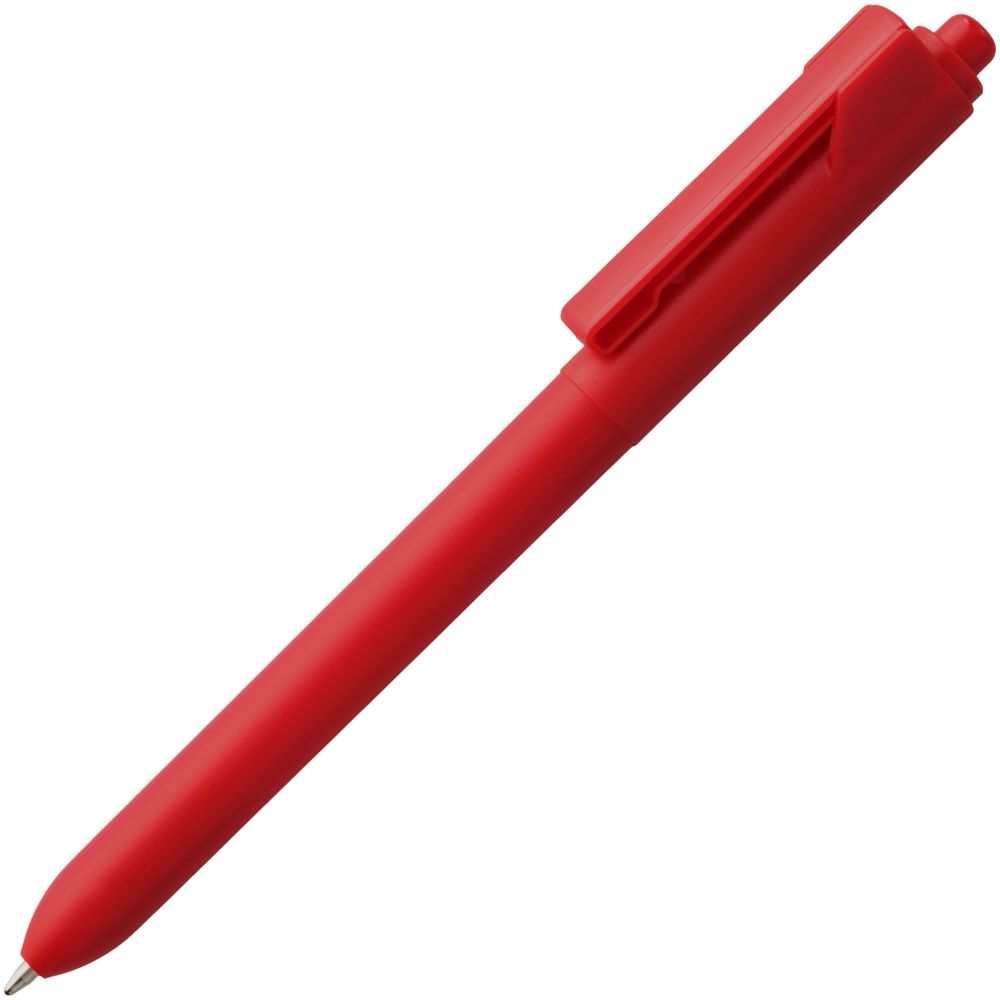 Ручка пластиковая шариковая Hint, красная