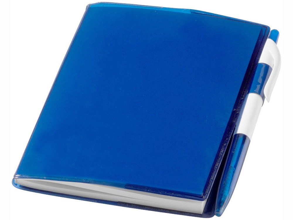 Блокнот А6 Paradiso с ручкой, синий, 11,3х14,9х1,2