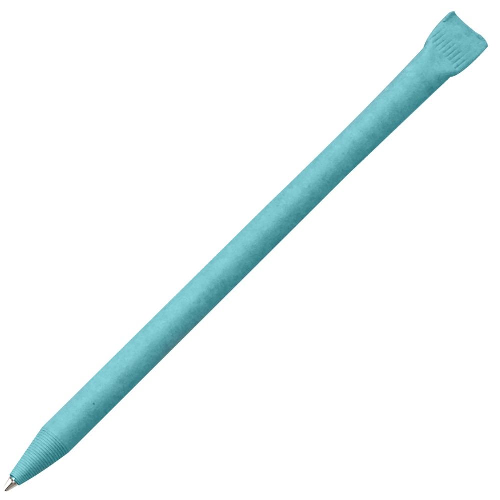 Ручка деревянная шариковая Carton Color, голубая