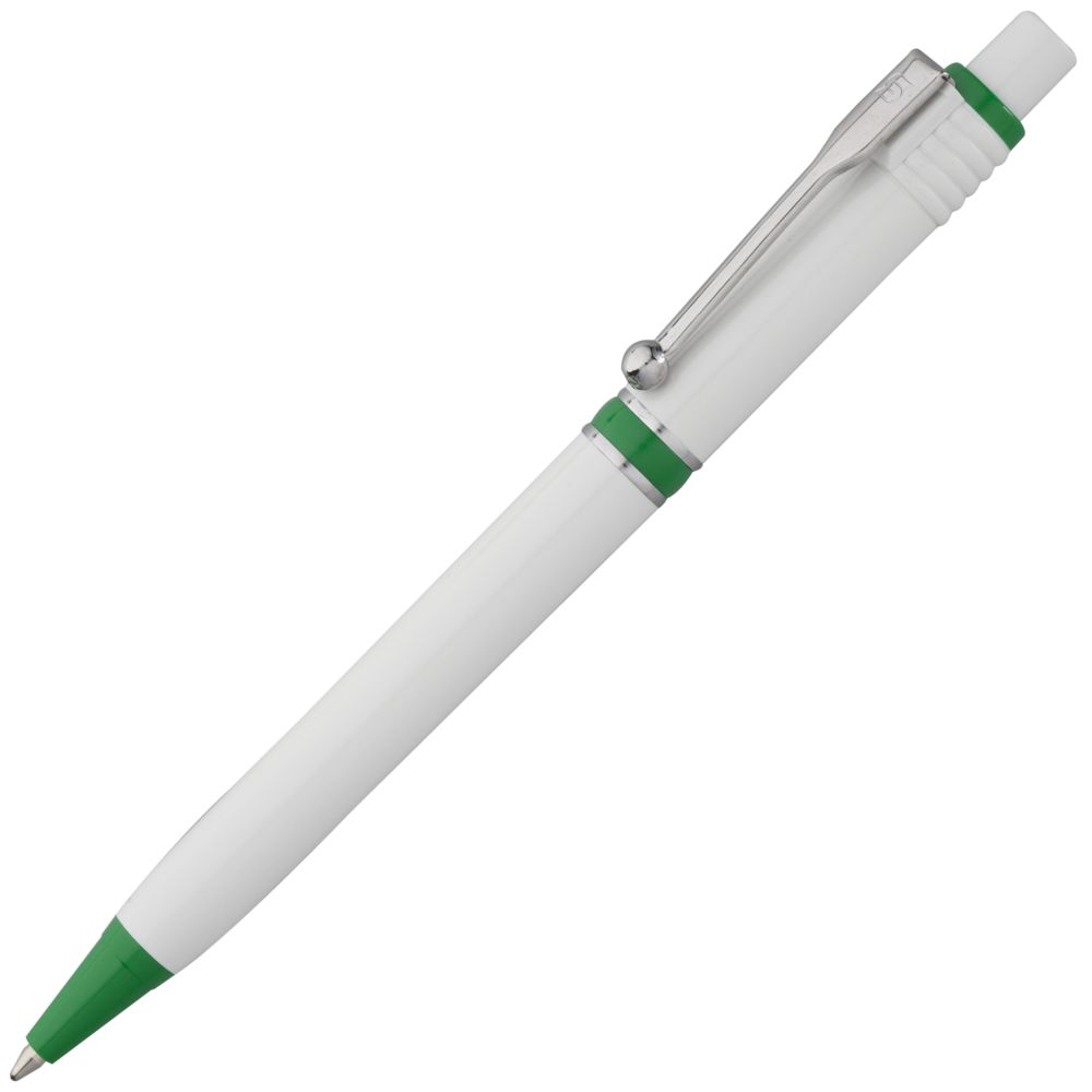 Ручка пластиковая шариковая Raja, зеленая