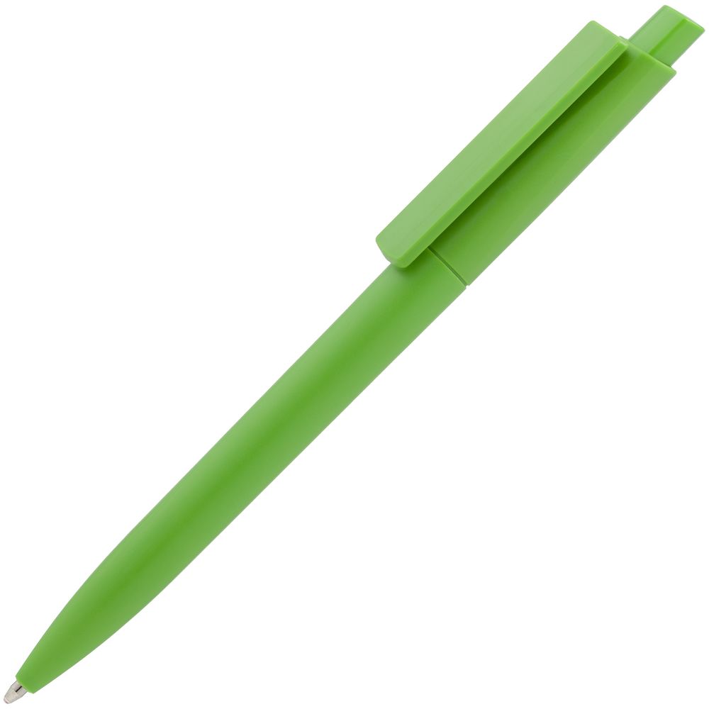 Ручка пластиковая шариковая Crest, светло-зеленая