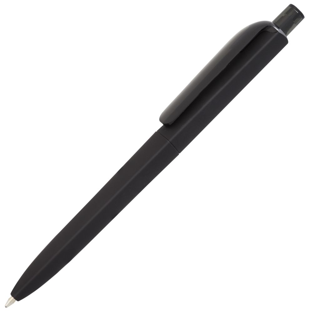 Ручка пластиковая шариковая Prodir DS8 PRR-Т Soft Touch, черная