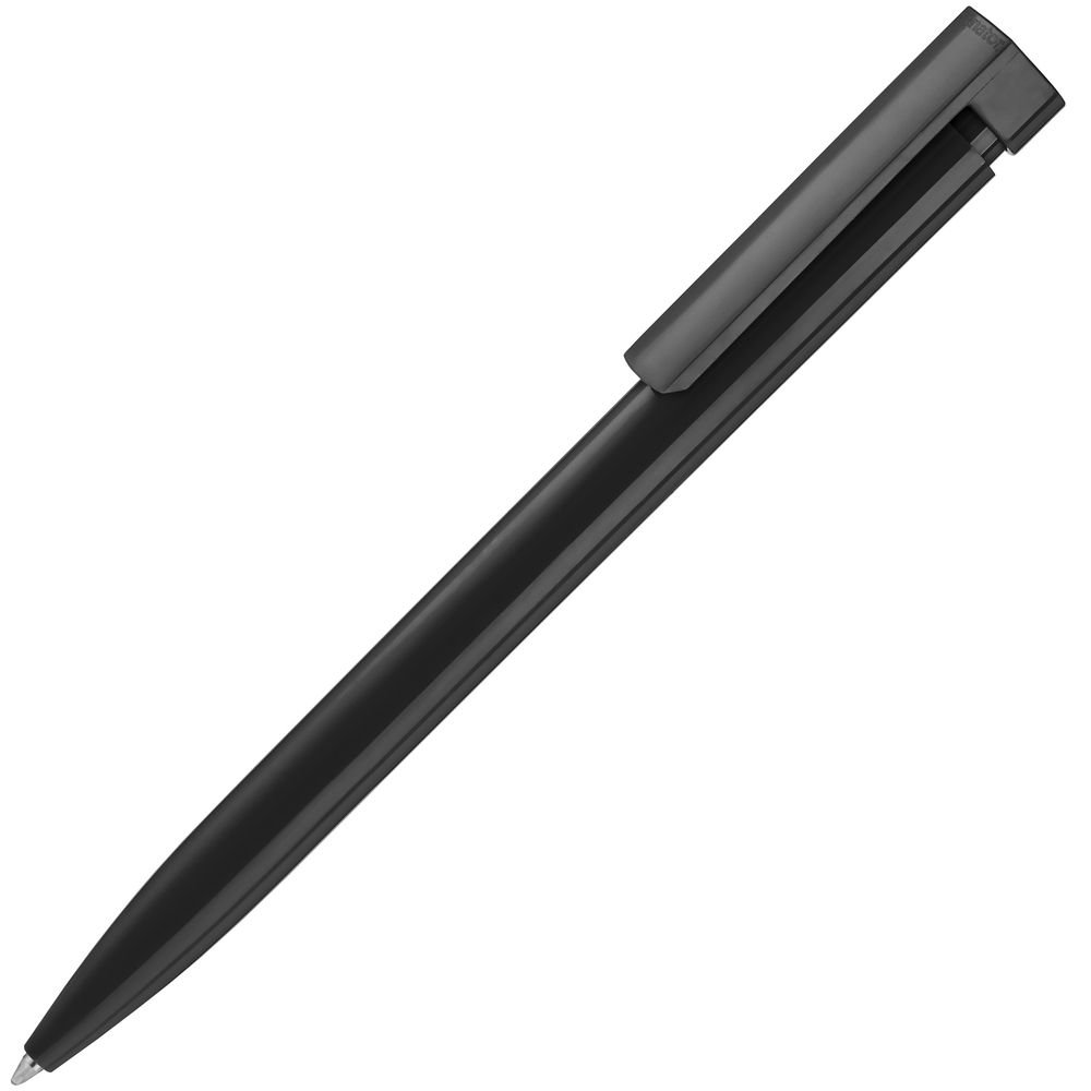 Ручка пластиковая шариковая Liberty Polished, черная