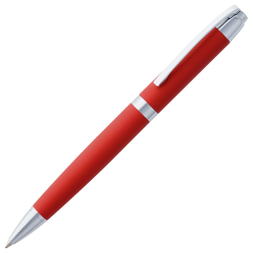 Ручка металлическая шариковая Razzo Chrome, красная