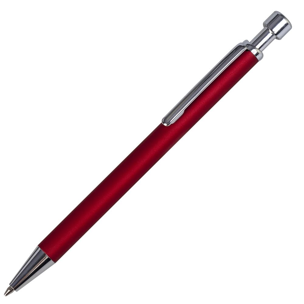 Ручка металлическая шариковая Forcer, красная