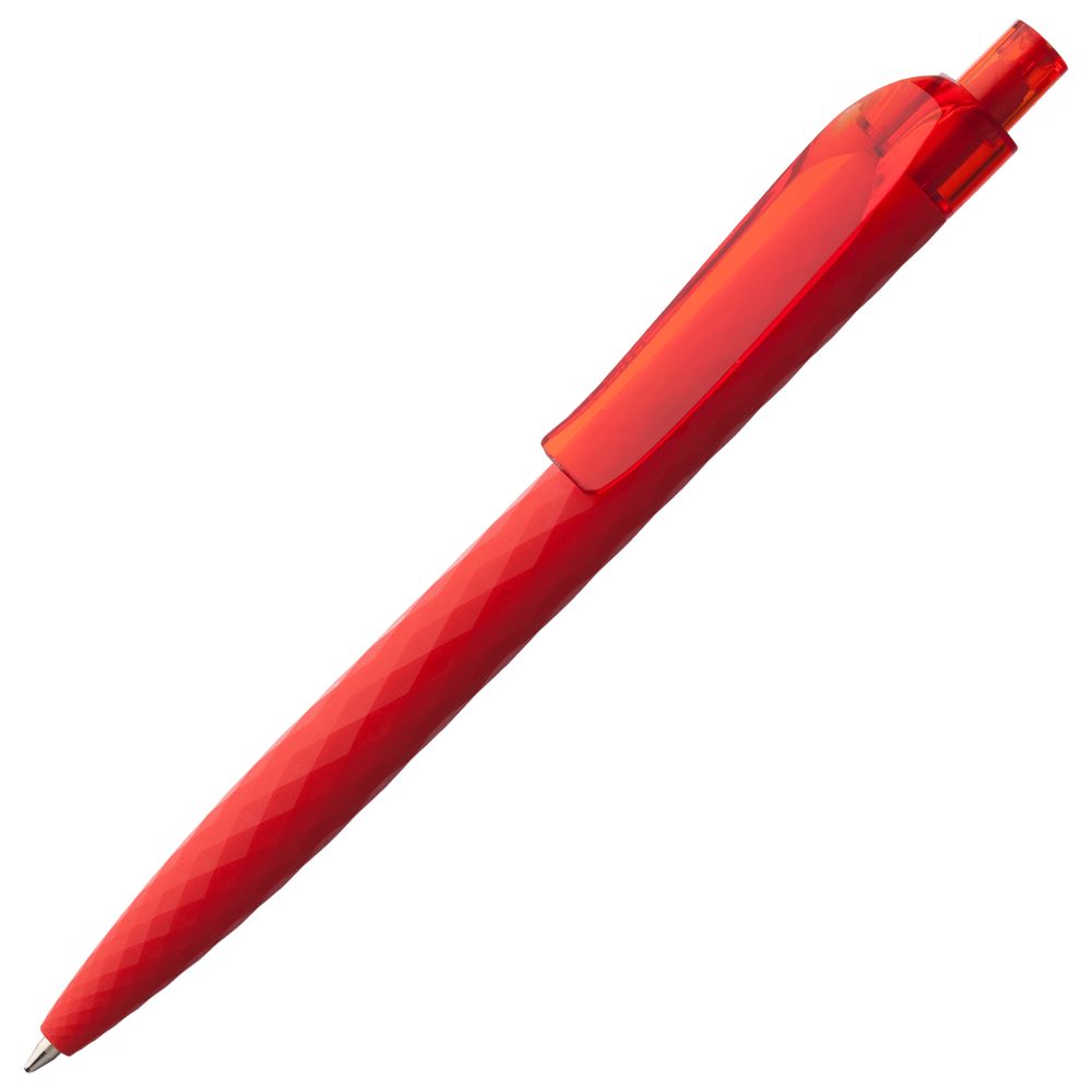 Ручка пластиковая шариковая Prodir QS01 PRT-T Soft Touch, красная