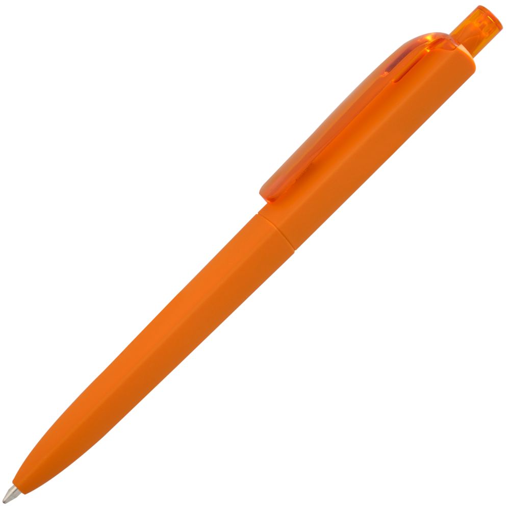 Ручка пластиковая шариковая Prodir DS8 PRR-Т Soft Touch, оранжевая